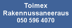Toimex Rakennussaneeraus logo